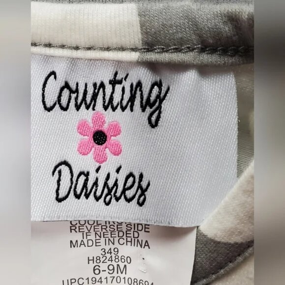 COUNTING DAISIES STRIPED/POLKA DOT HOLIDAY PANT SET NWT - Picture 6 of 6